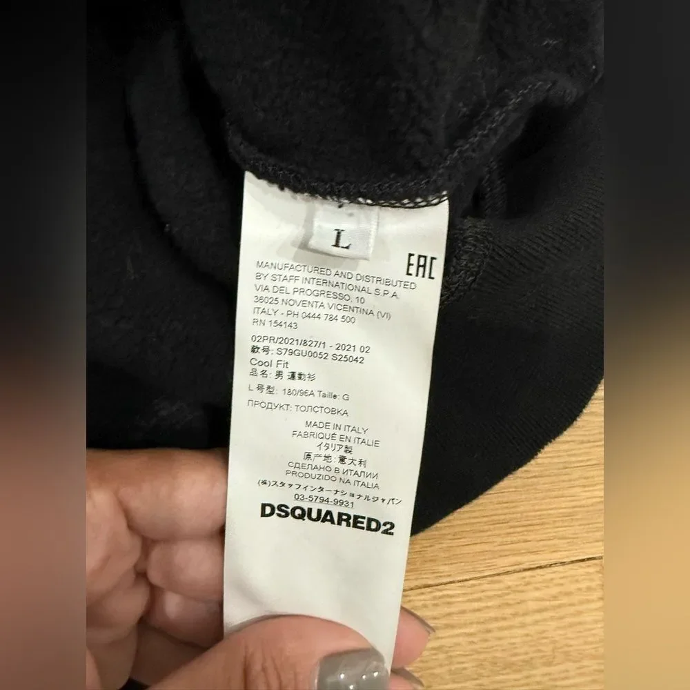 DSQUARED2 Cartoon print long-sleeved hoodie - Picture 8 of 8